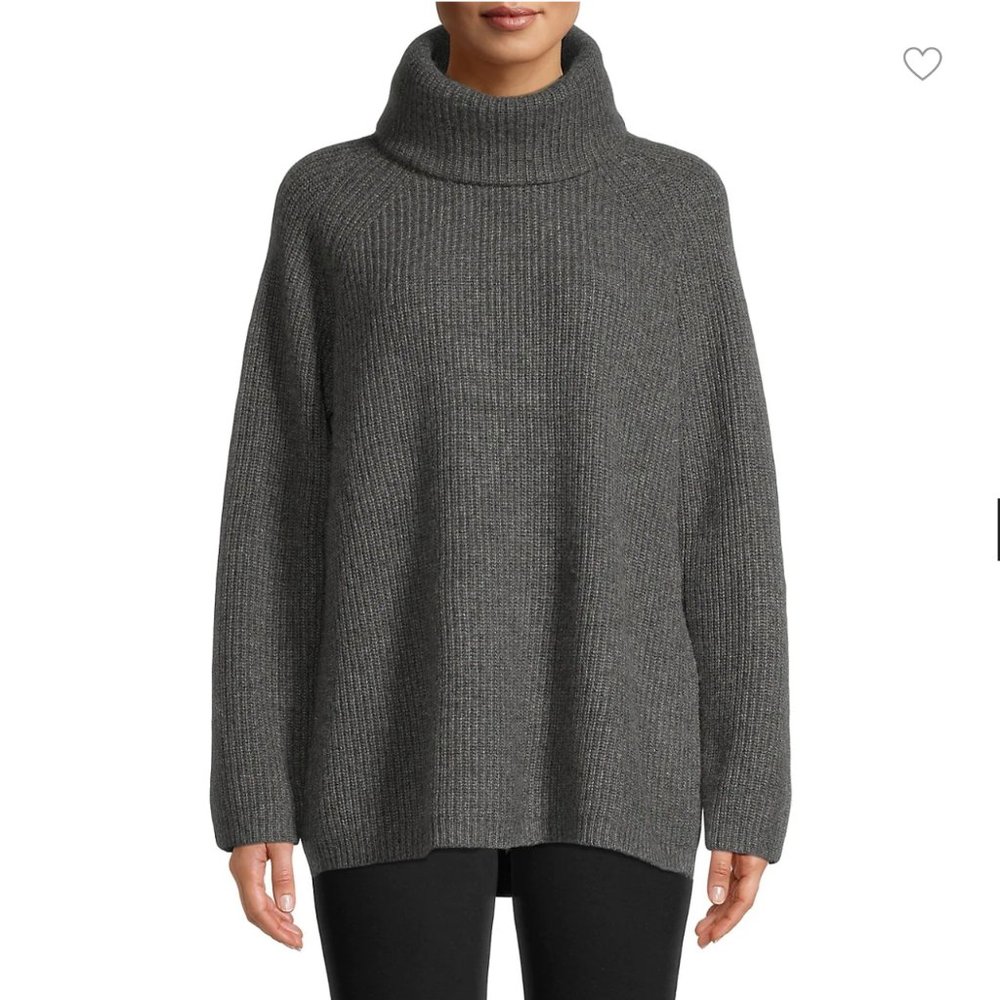 NWT Oversized Wool-Blend Turtleneck